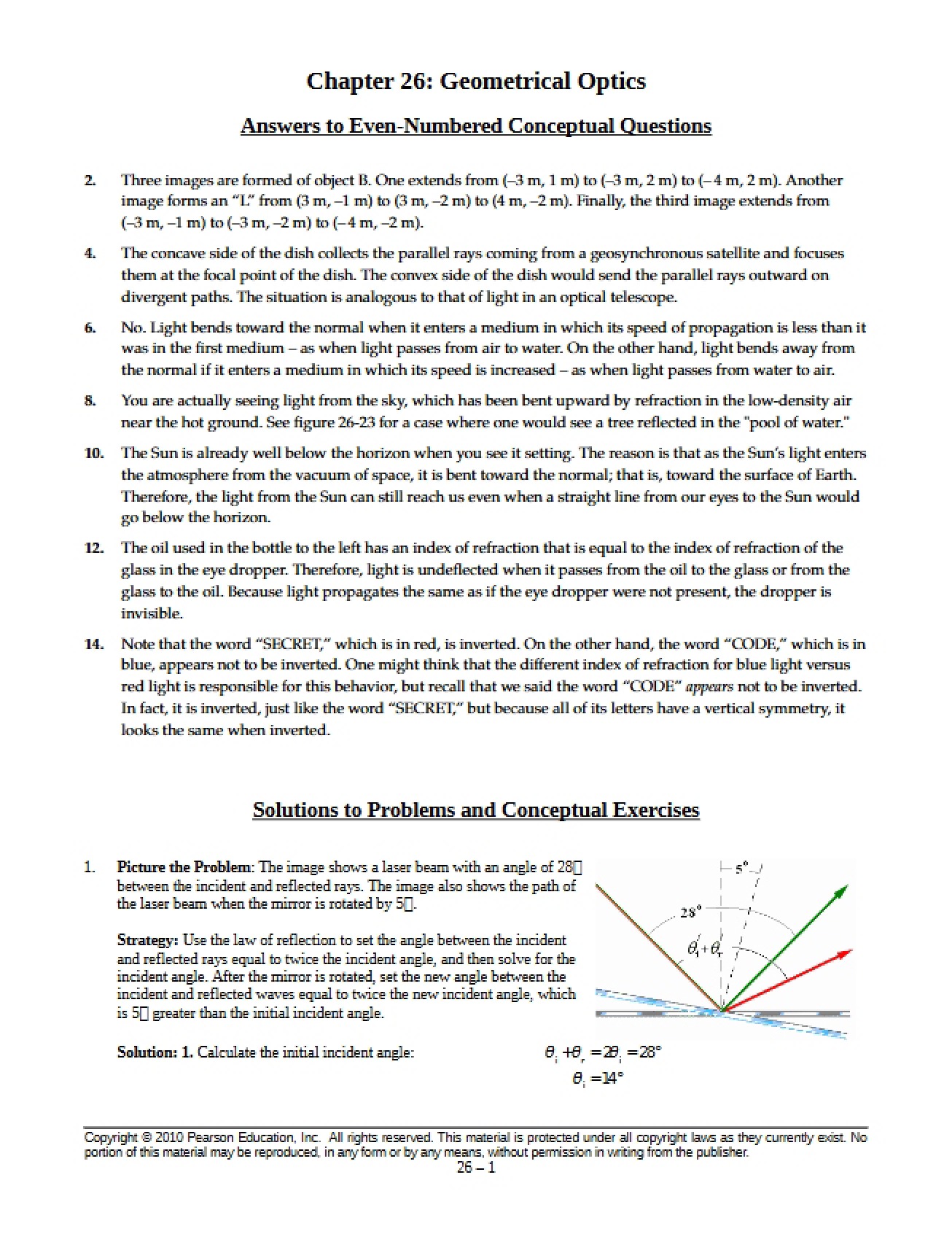Chapter 26 Physics Notes