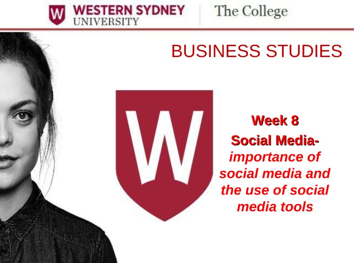 Week 8 Workshop - Social Media