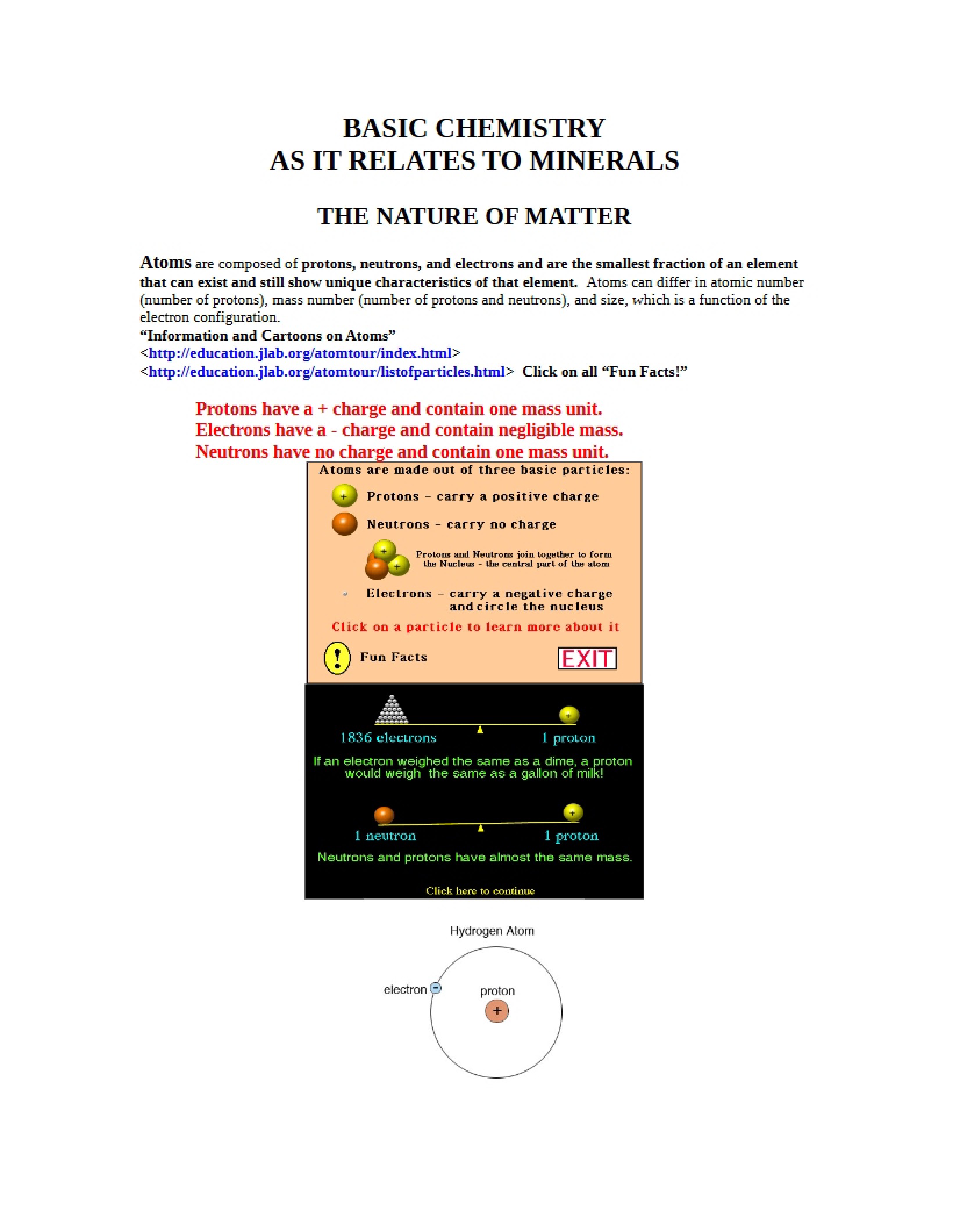 Chemistry of Minerals (Fall 2014)
