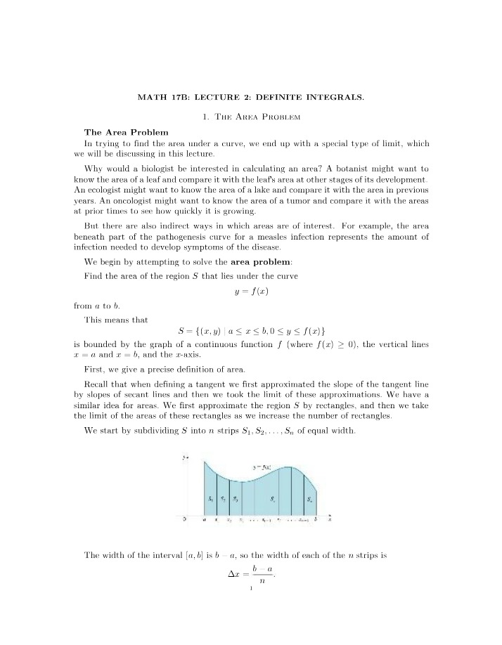 MAT17B Lecture Notes 2 - Winter 2023
