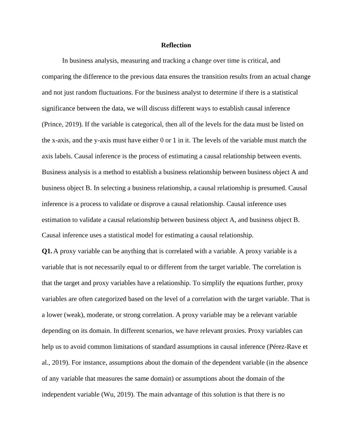 BACC531 Discussion - Uday