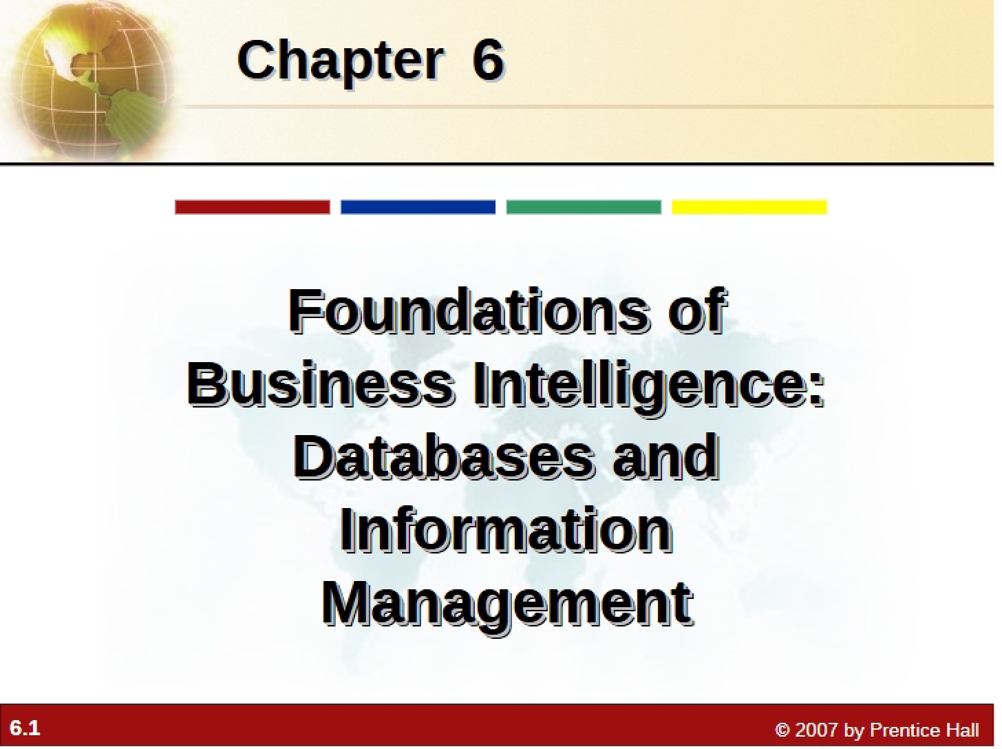 Business Intelligence Foundations