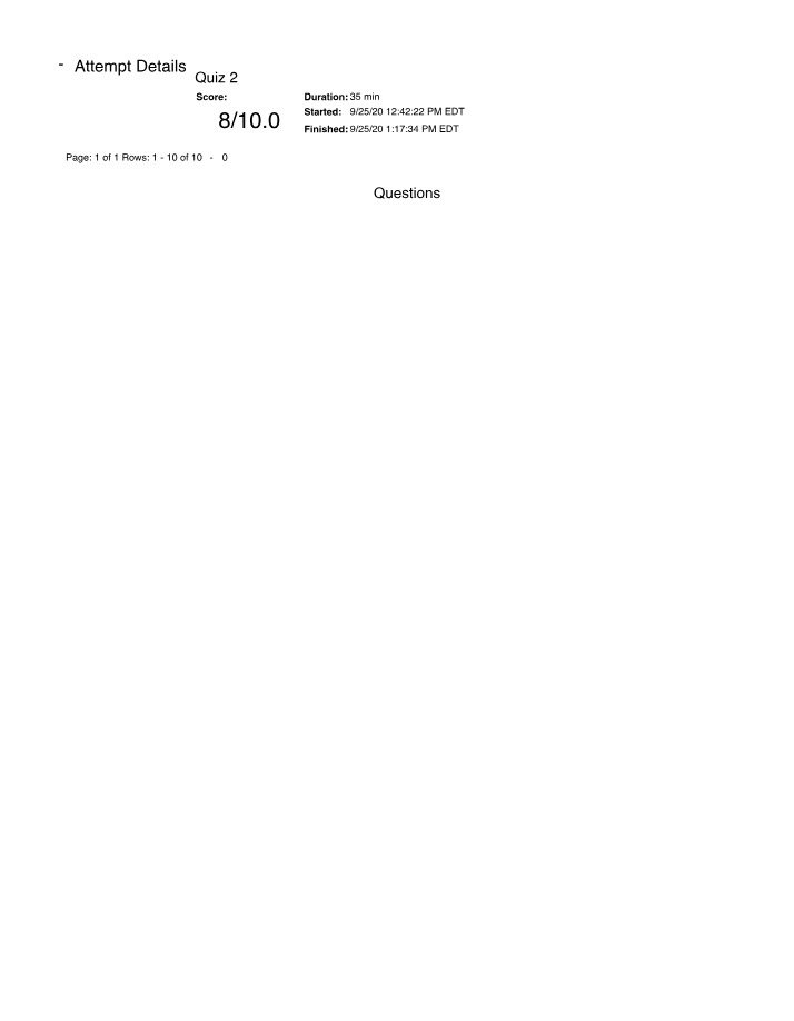 Quiz 2 - Limits and Divergence in Sequences