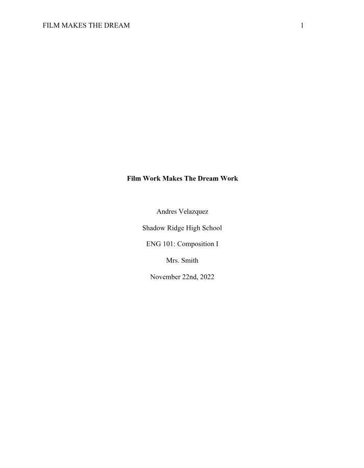 Essay on Evaluation