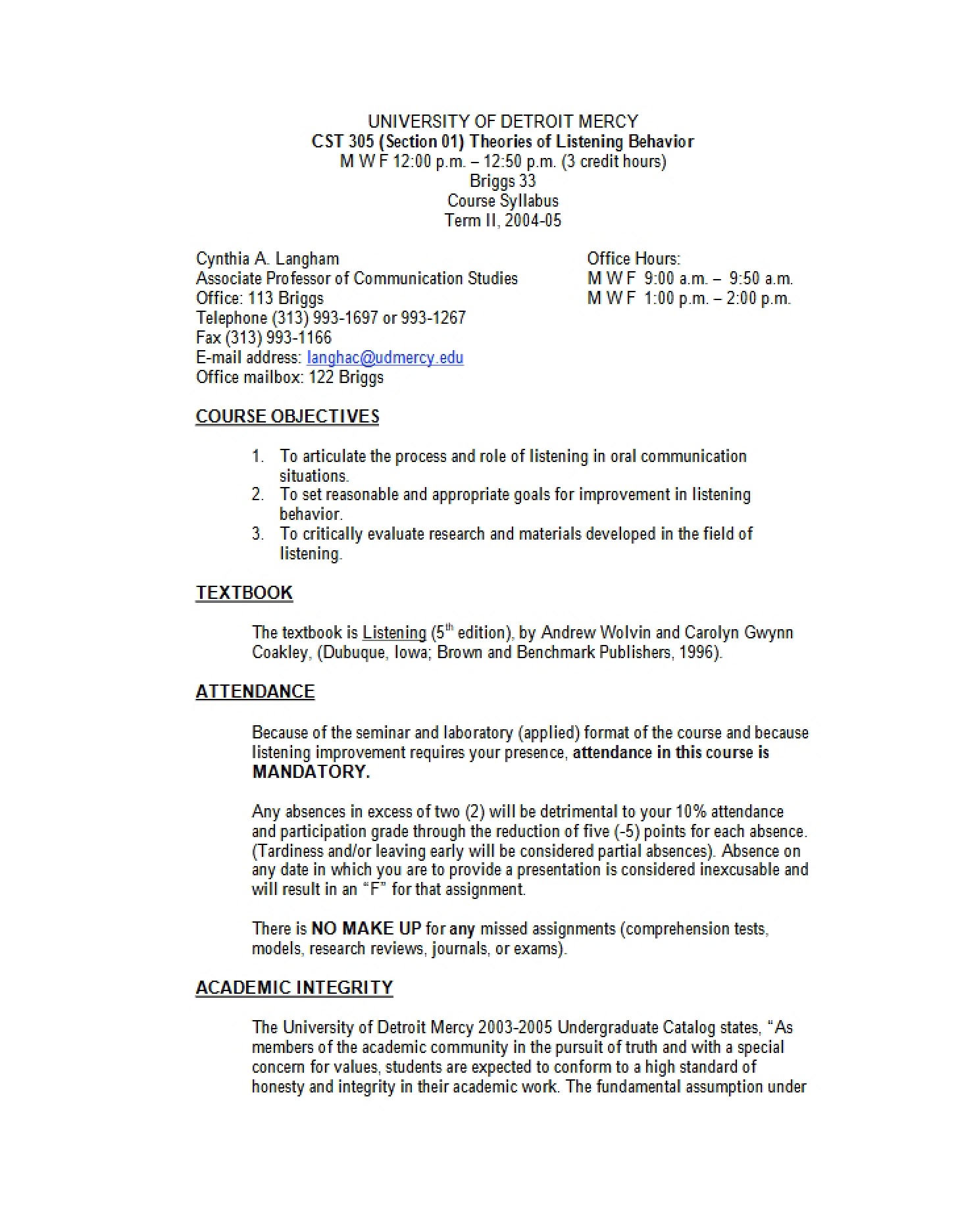 Course Description