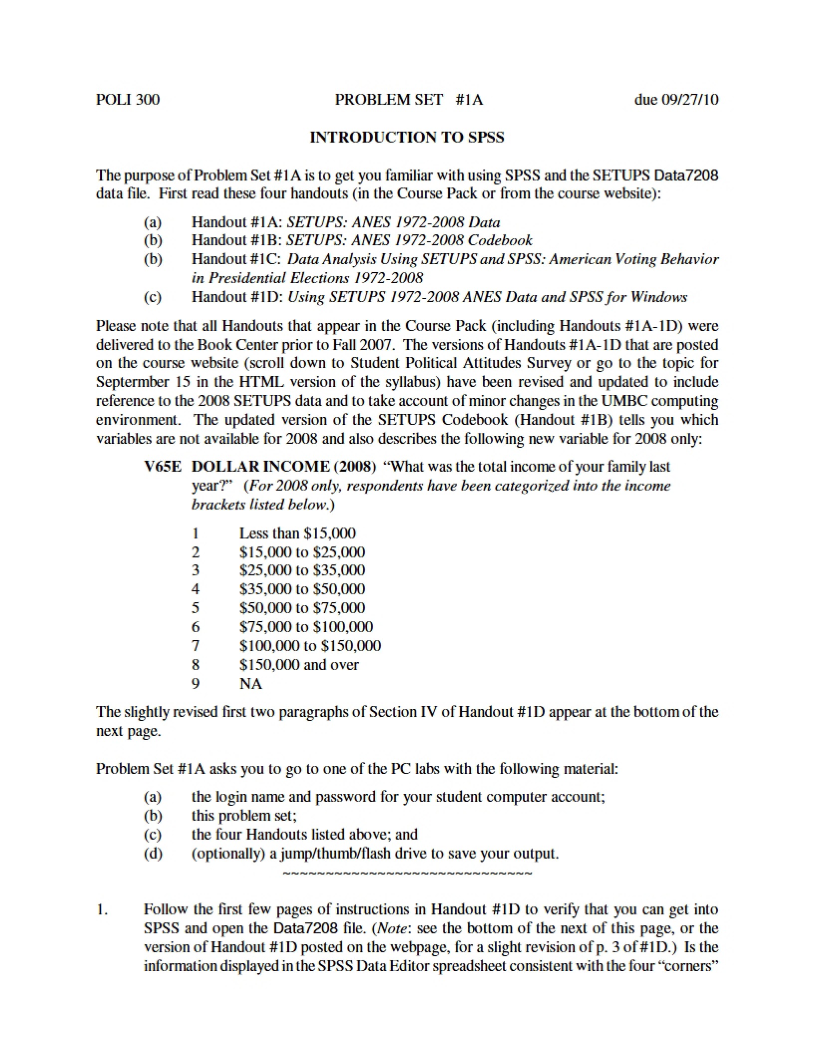 SPSS Introduction