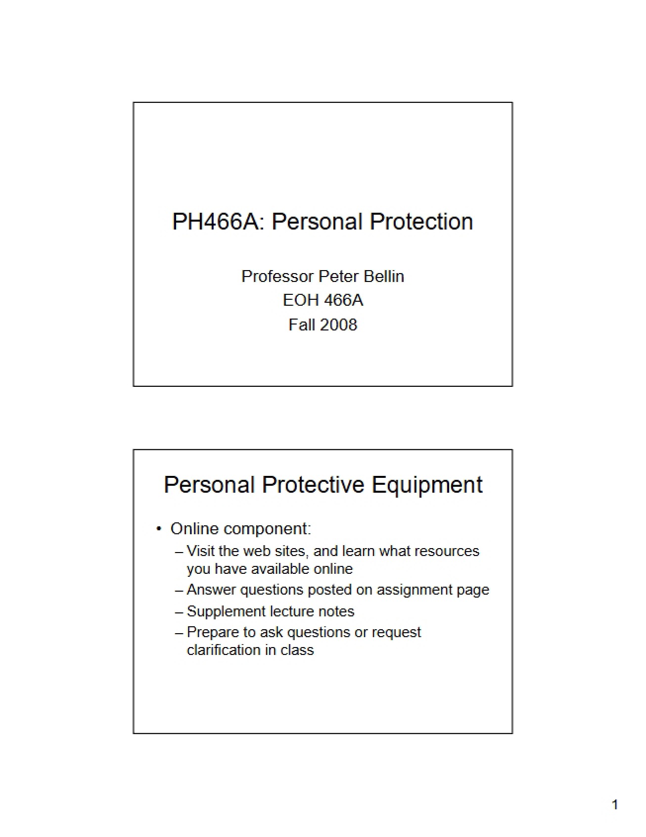Protection of the Individual