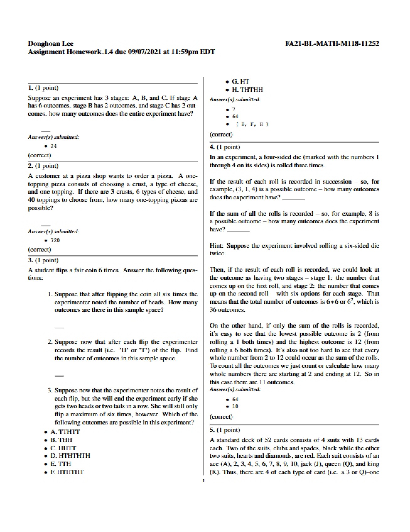 Homework Assignment 1.4