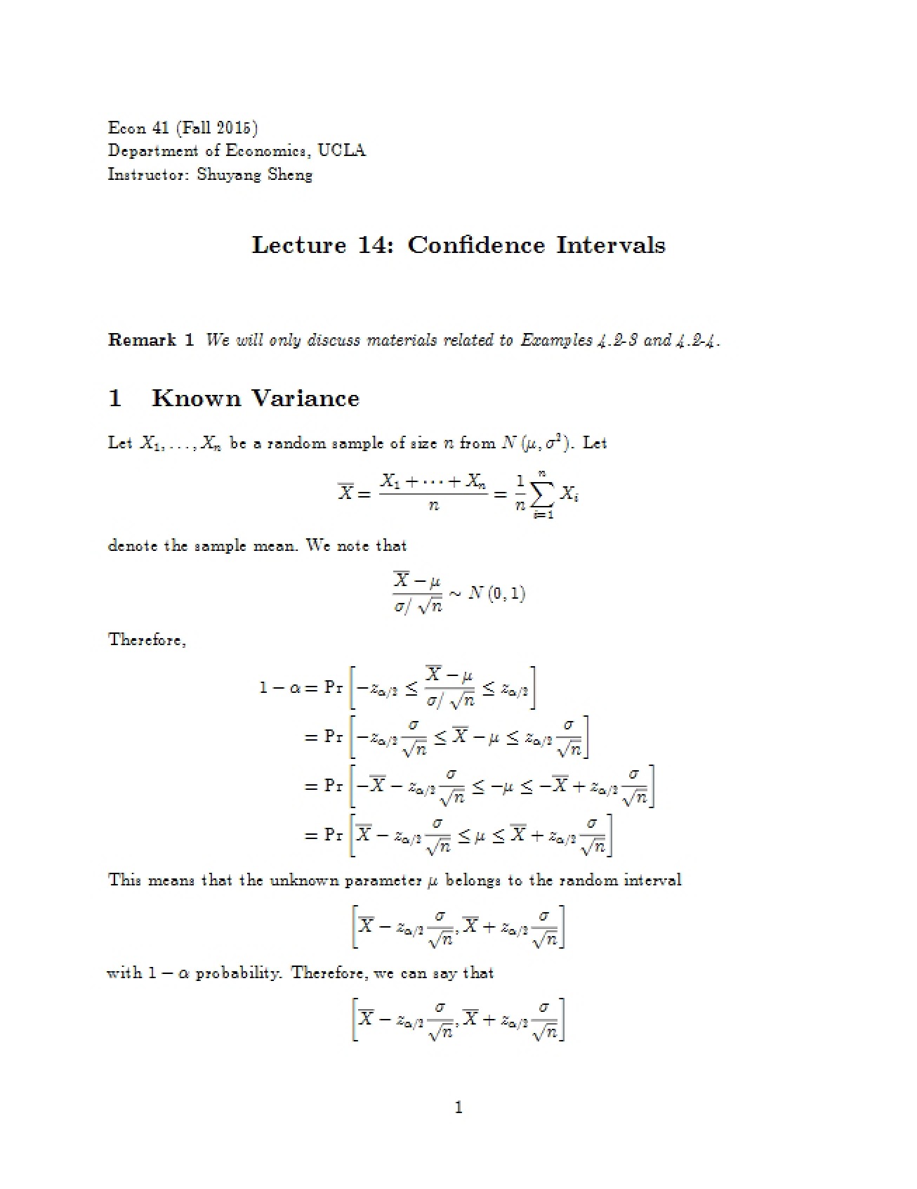 Lecture 14 General Economics