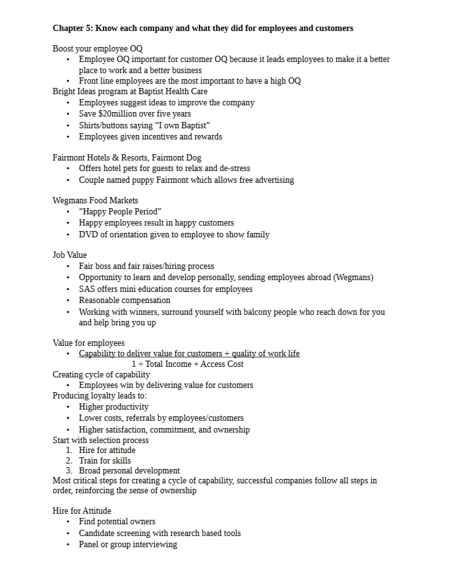 Fifth Unit Core Concepts