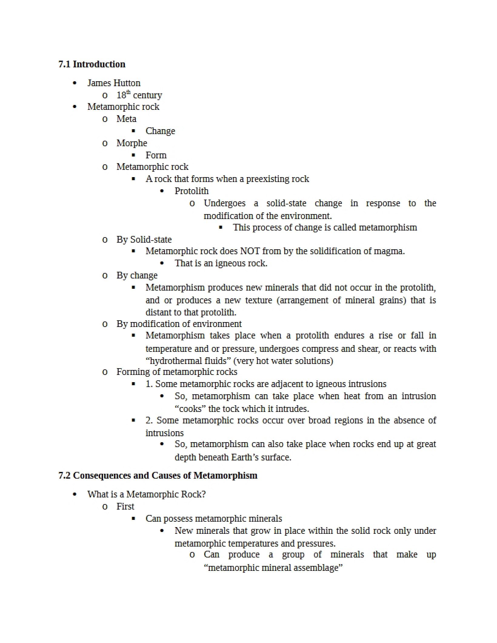 Annotations from Textbook (Ch 7)