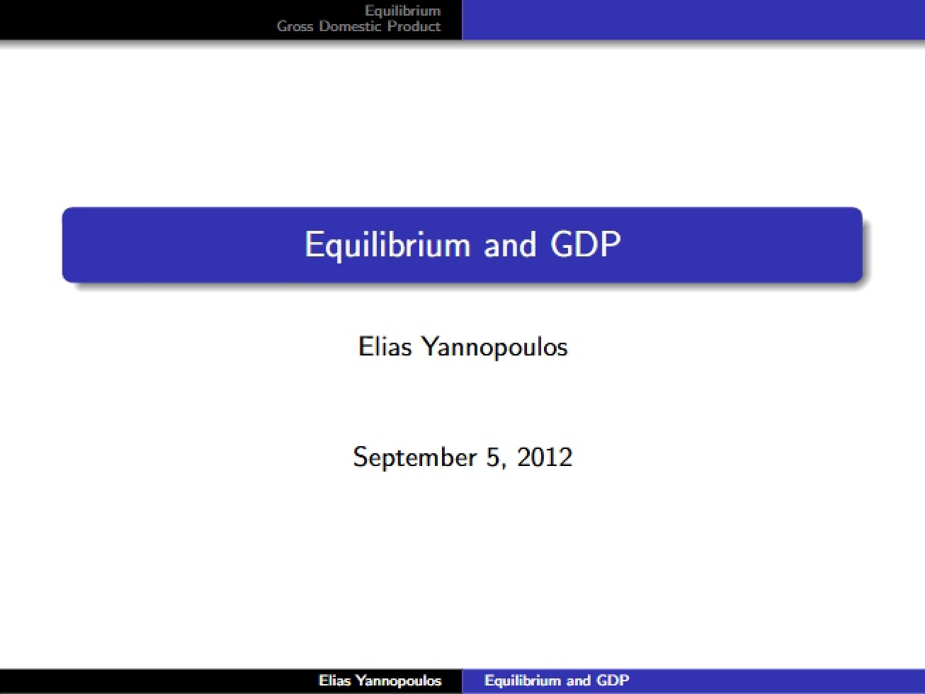 Handout September 5, 2012