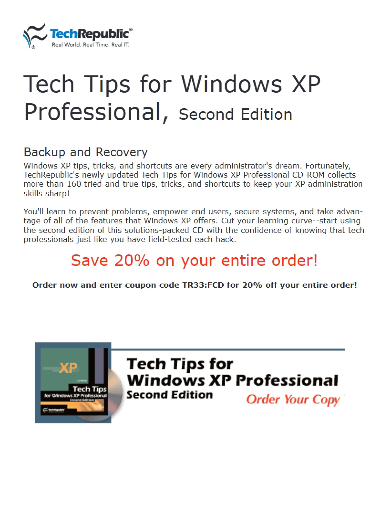 Windows XP Professional Technical Tips