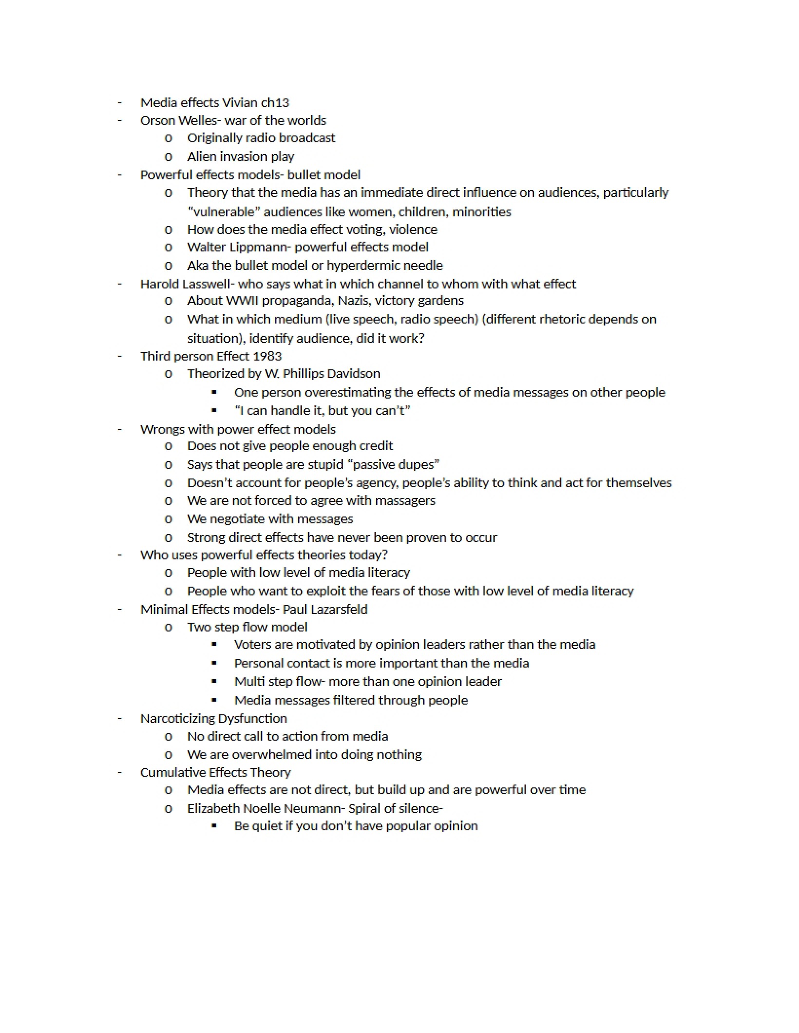 Notes for Test 3