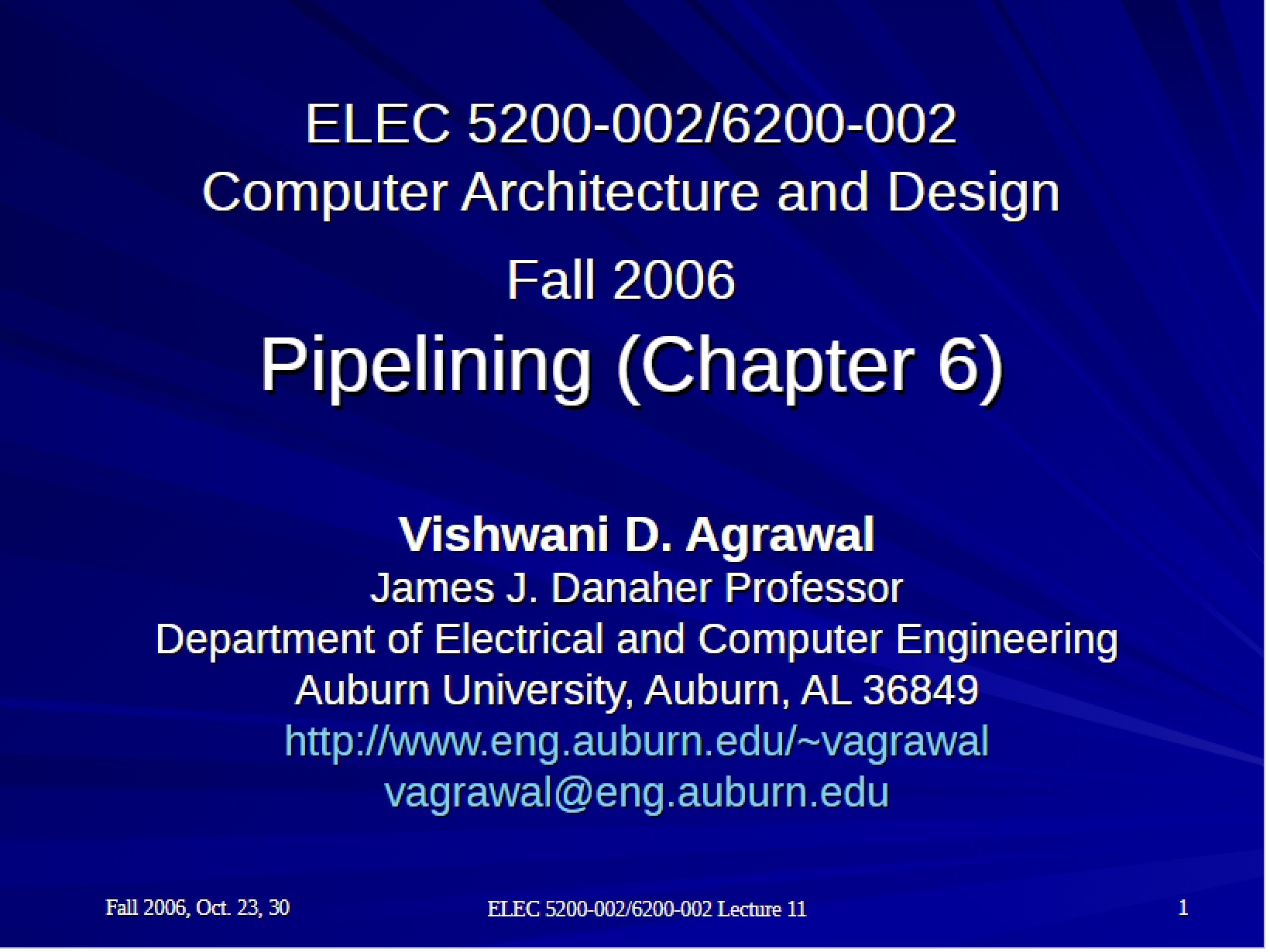 Pipelining Fundamentals