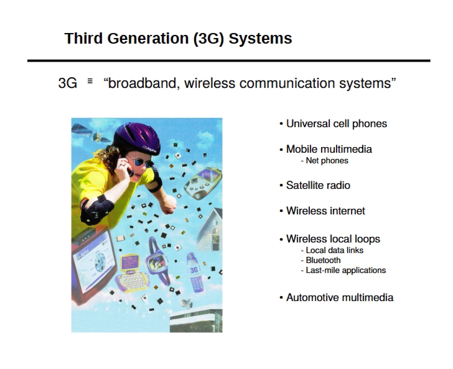 Needs for 3G Communication