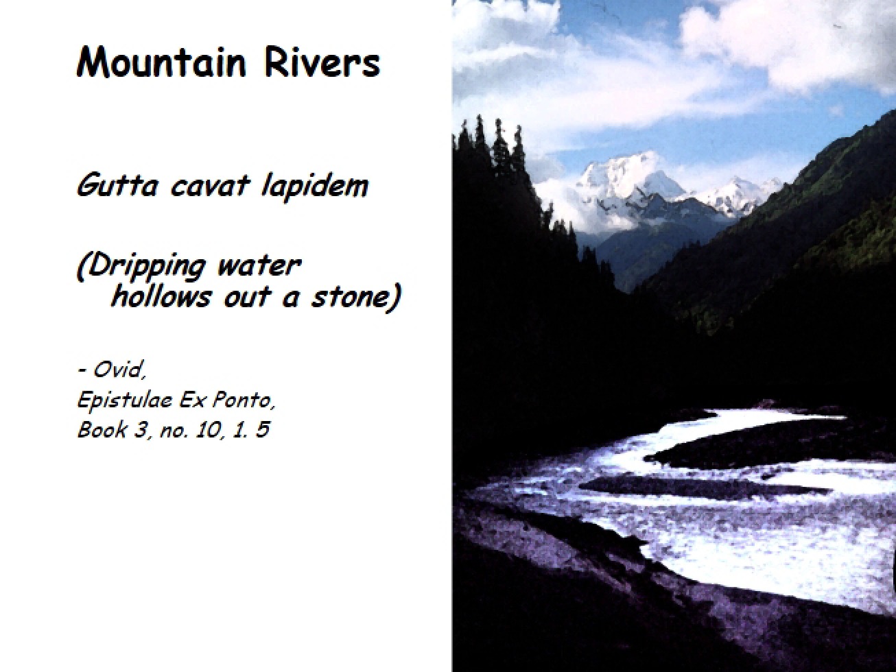 Rivers in Bedrock