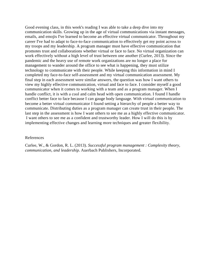 Week 6c Forum for DEFM550
