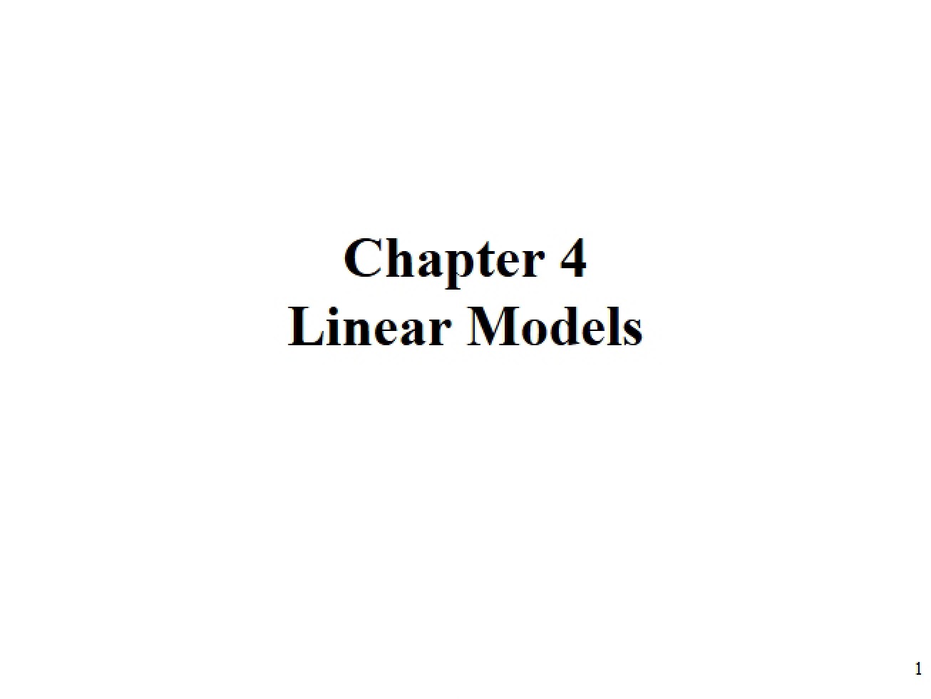 Understanding Linear Models in Estimation