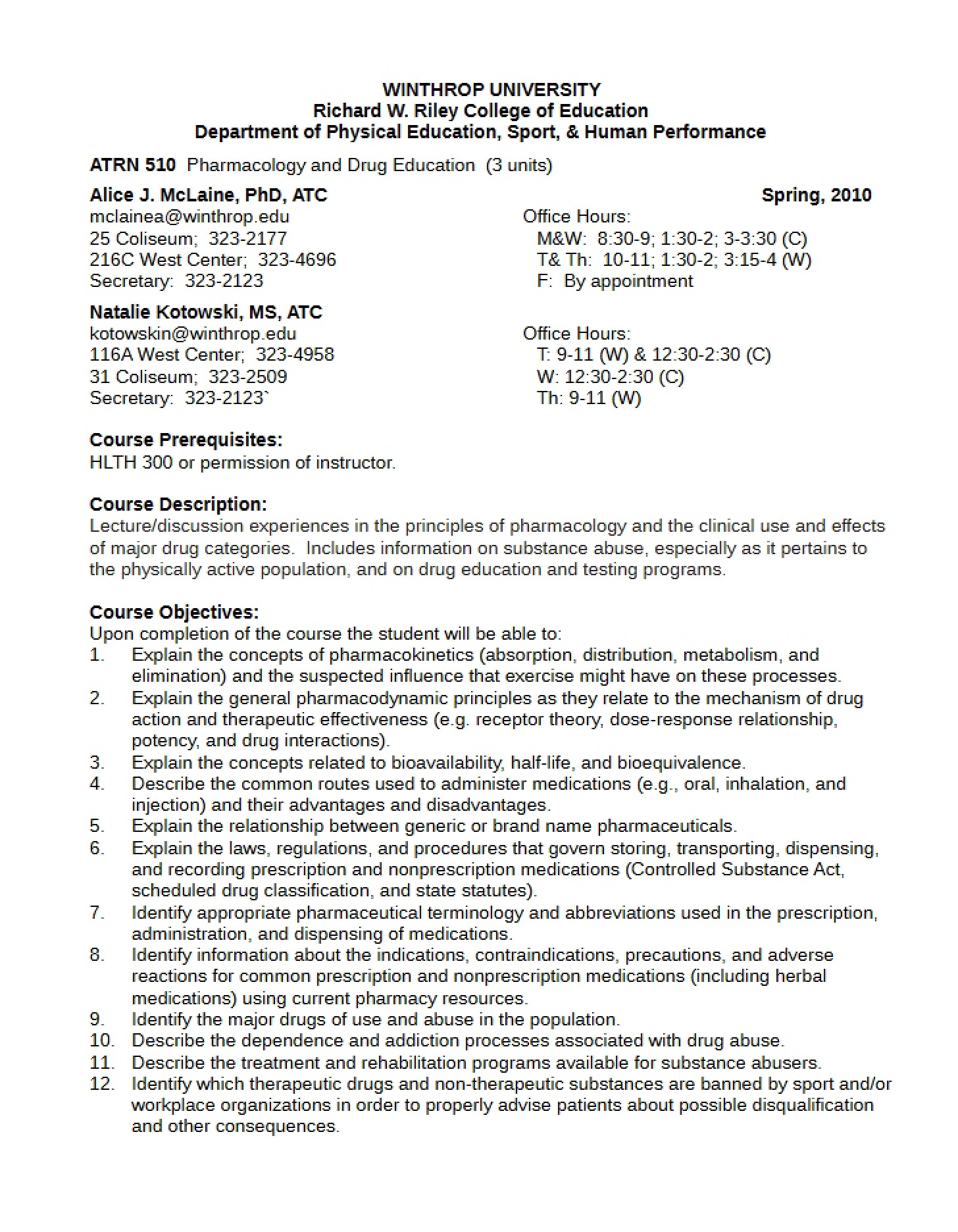Course Outline