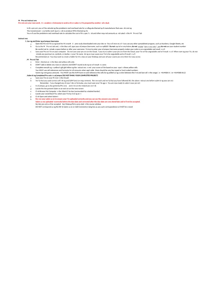Collegiate-Themed Predetermined Overhead Rate Calculation