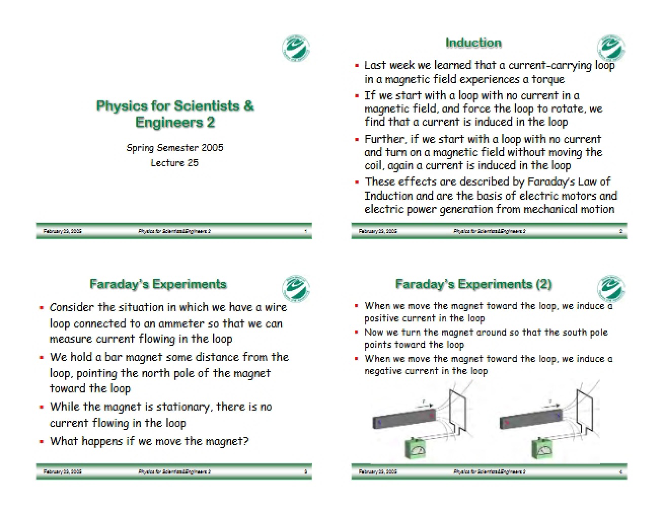 Lecture 25 Notes