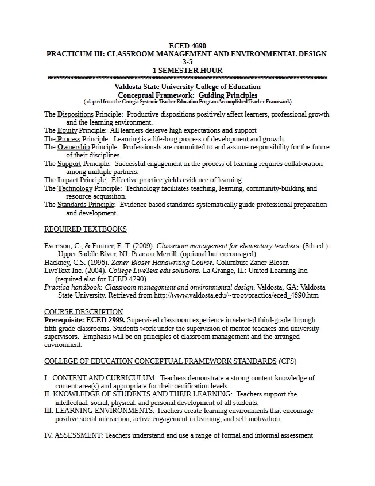 Course Outline