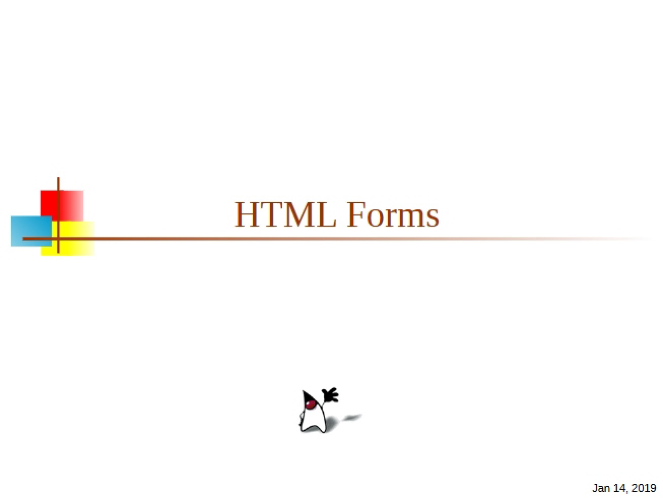 Forms in HTML