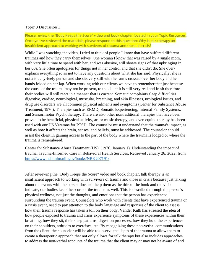 CNL545 - Topic 3 Discussion 1