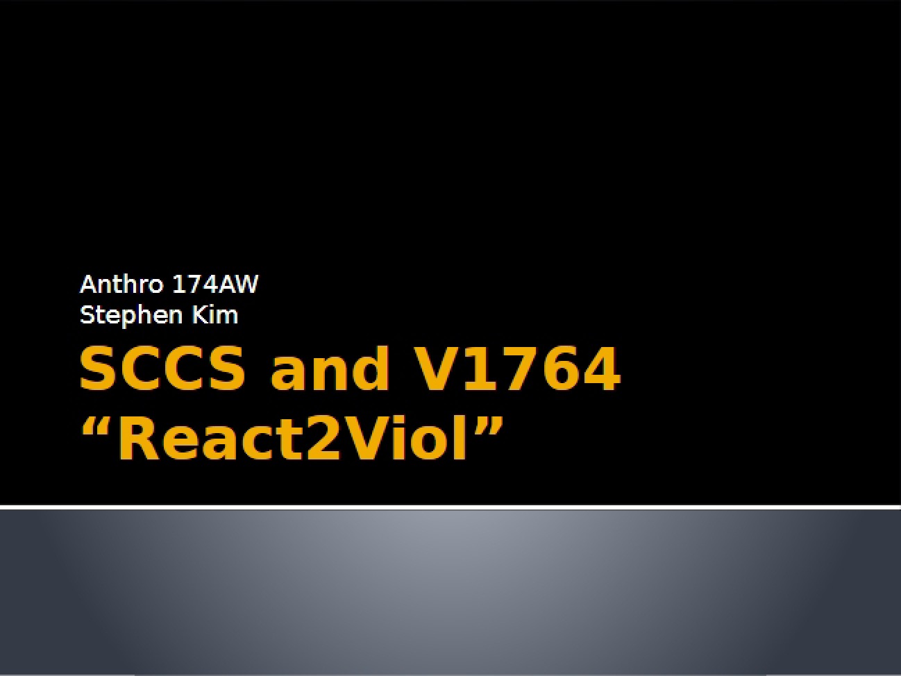 Map Visualization: SCCS V1764