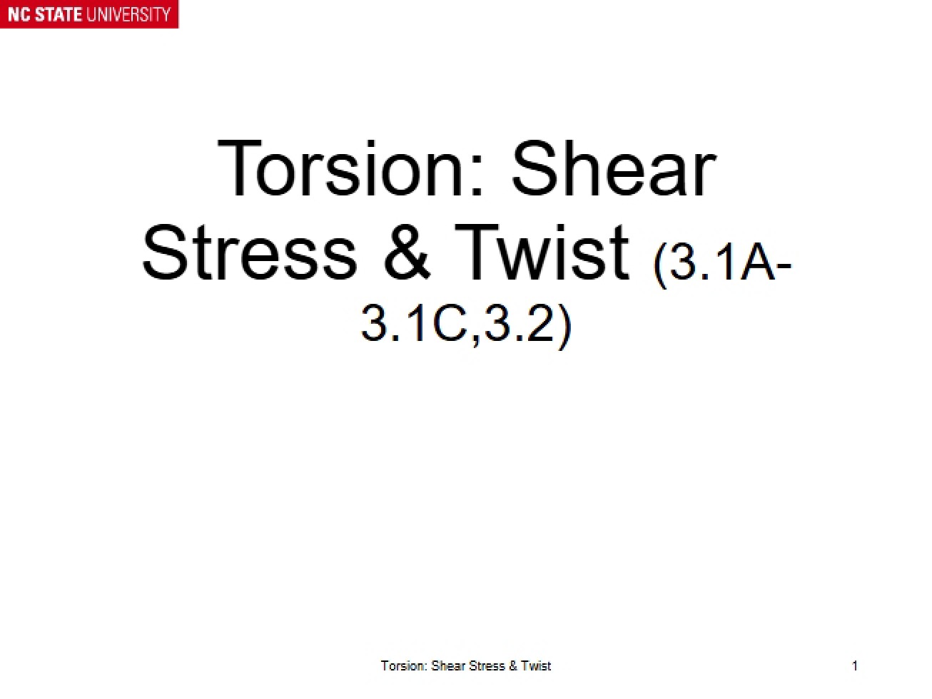 Torsion Chapter 3