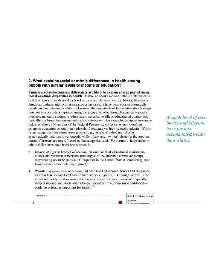 Notes on Racial and Ethnic Differences in Health