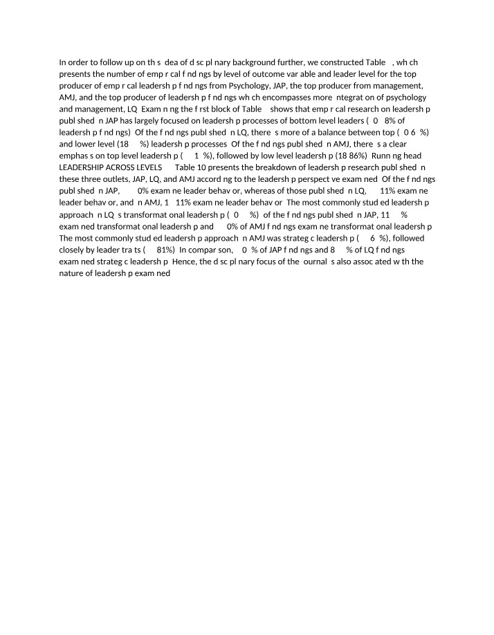 NURS8110 Resource 2 Draft Two