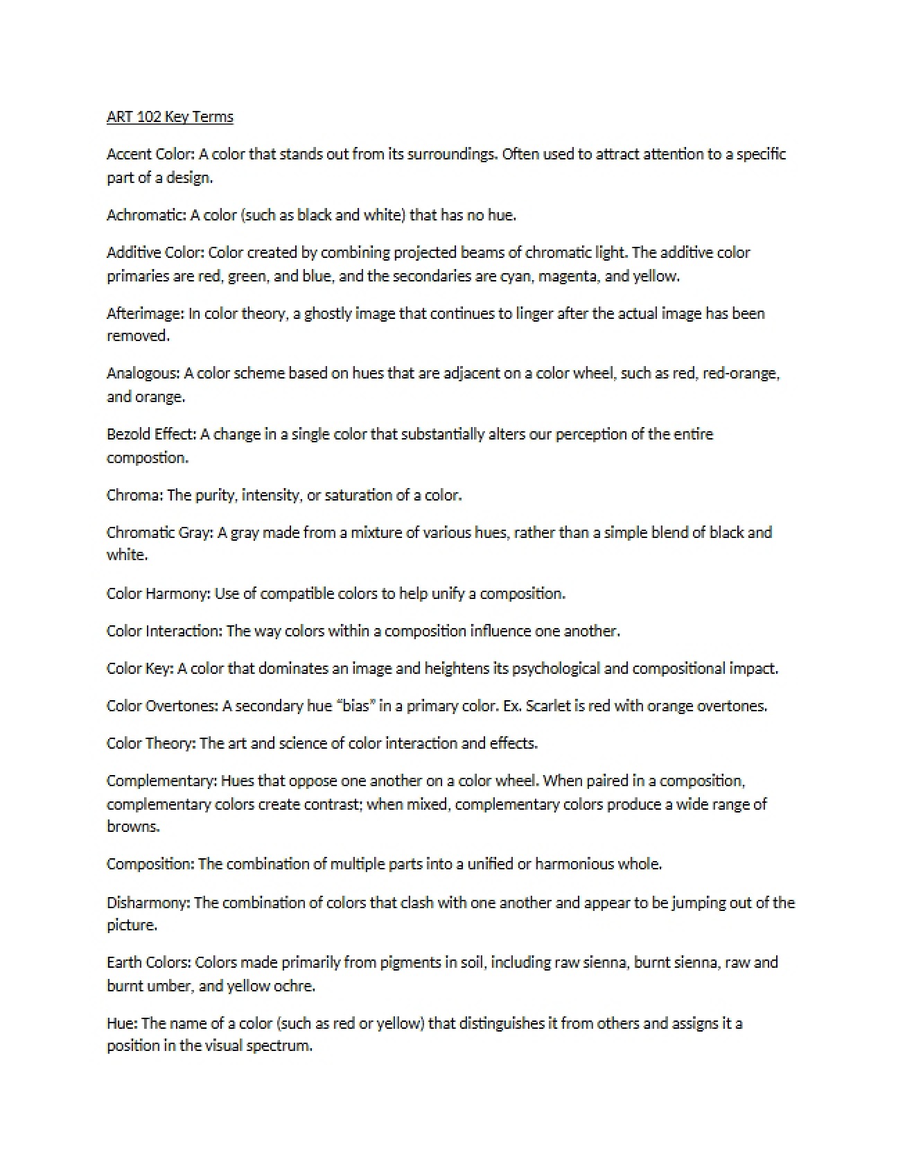 Lecture Notes for a Race in America Course