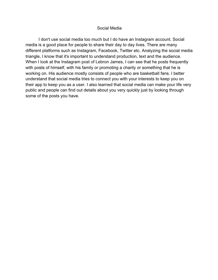 Social Media Overview