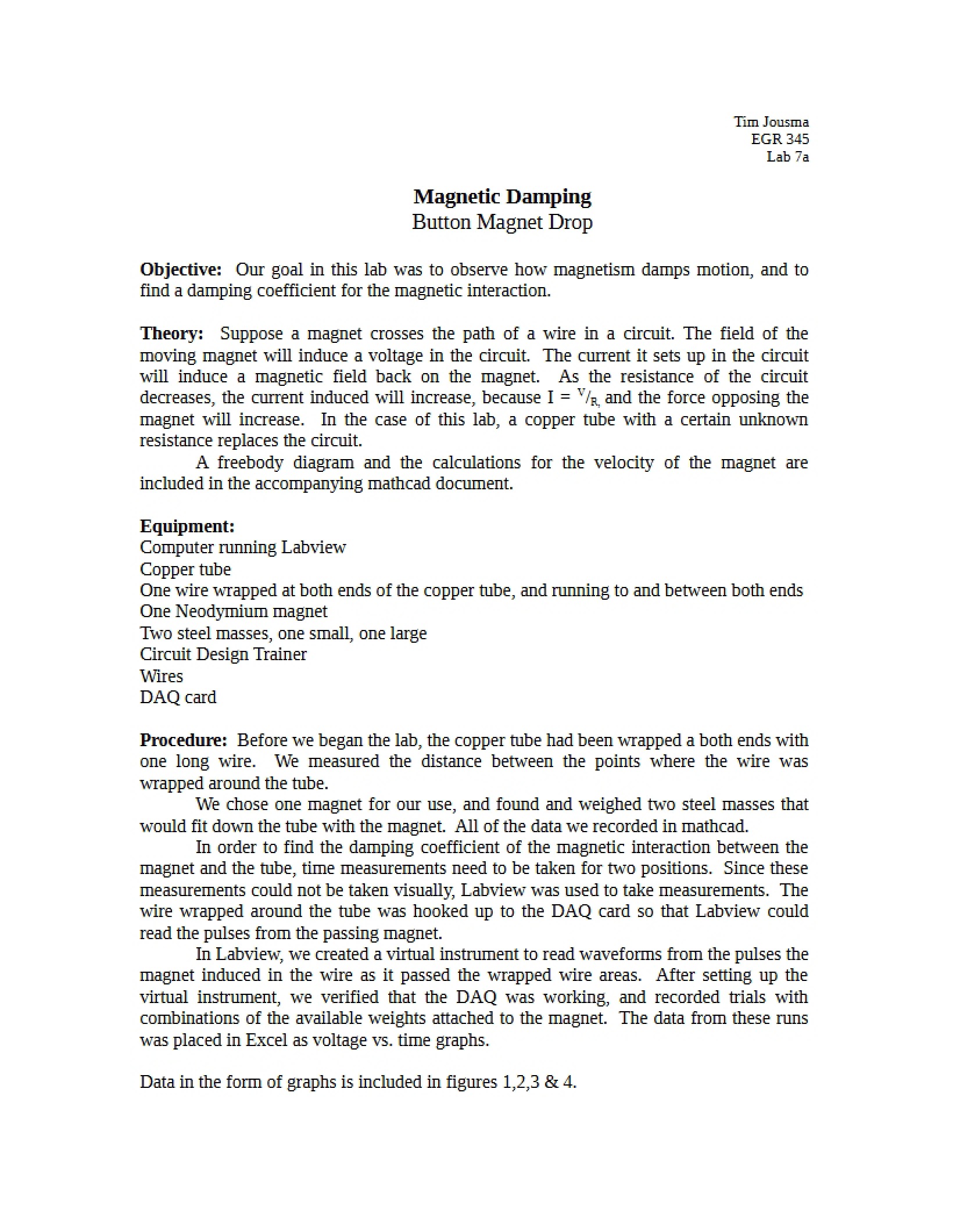 Damping Magnetic