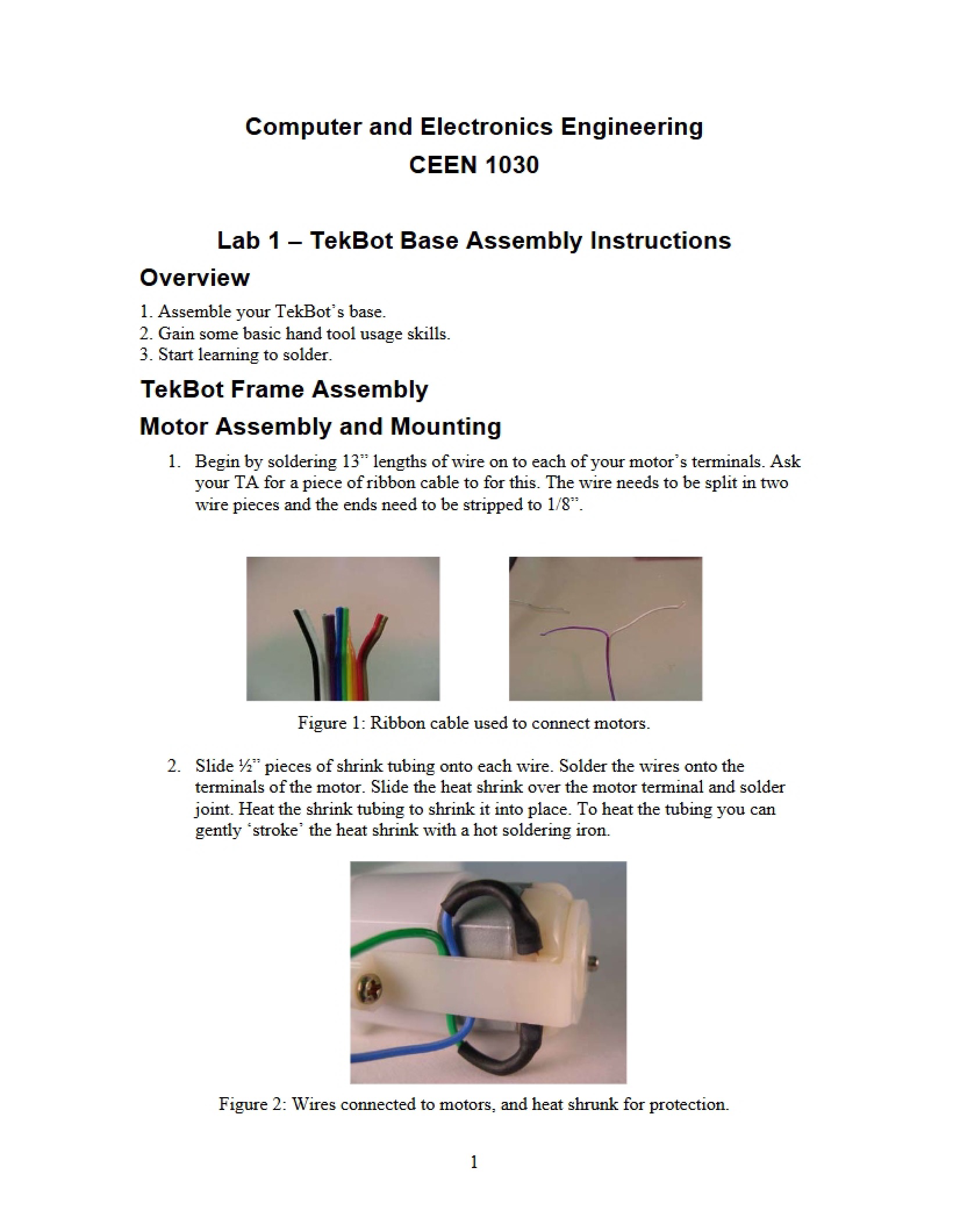 Lab 1 for CEEN 1030