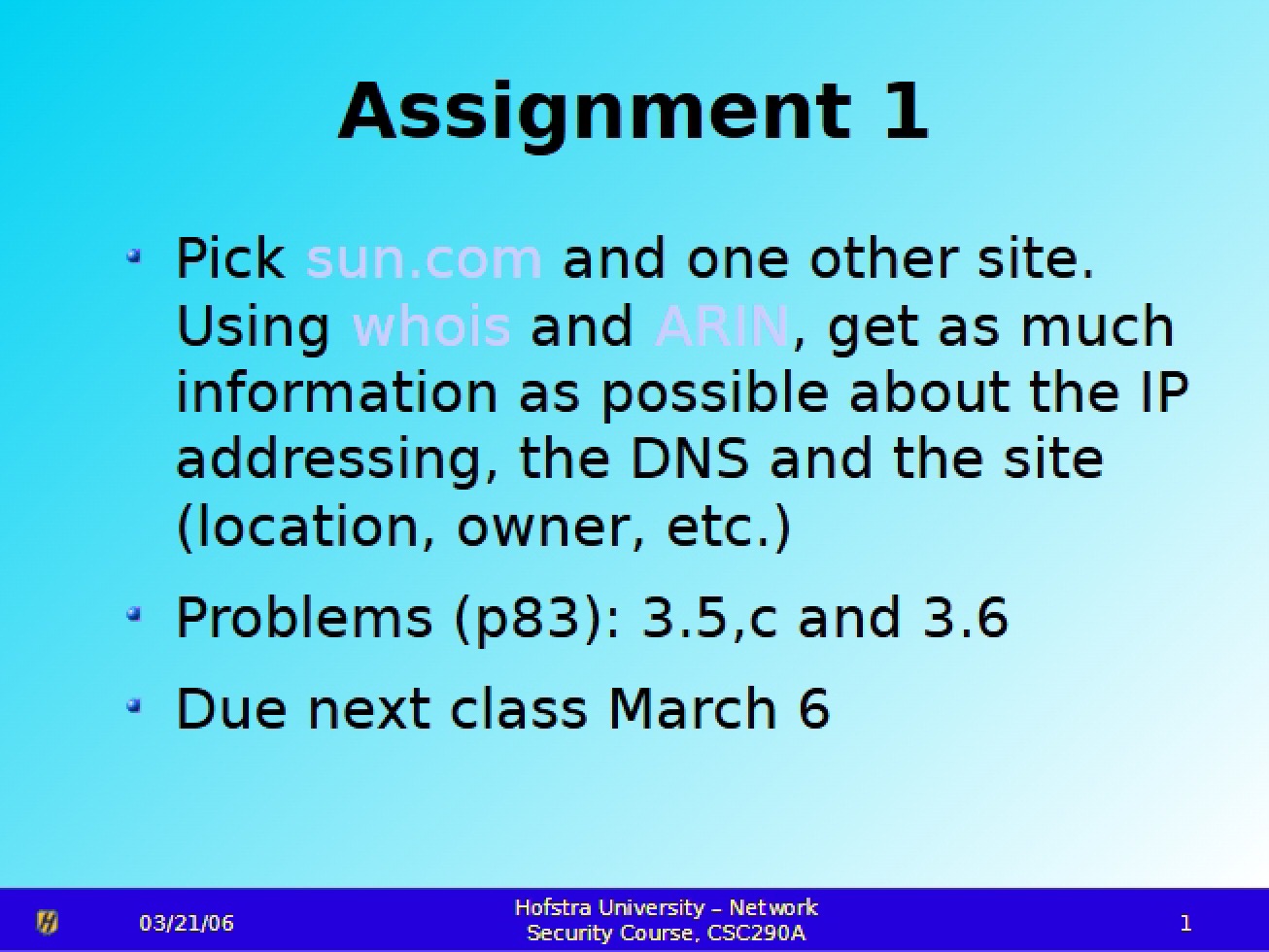 Chapter Five Programming Assignment