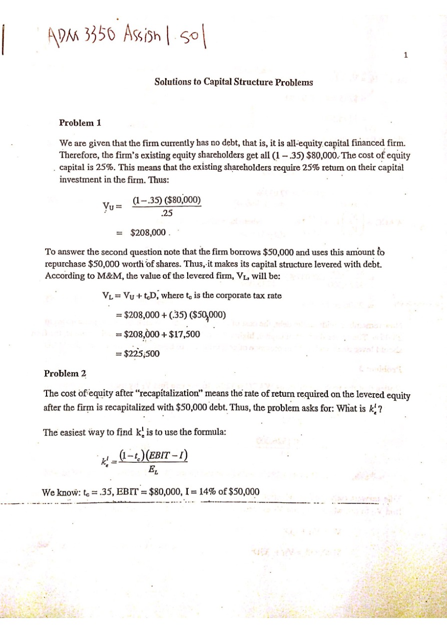 ADM 3350 - Assignment 1