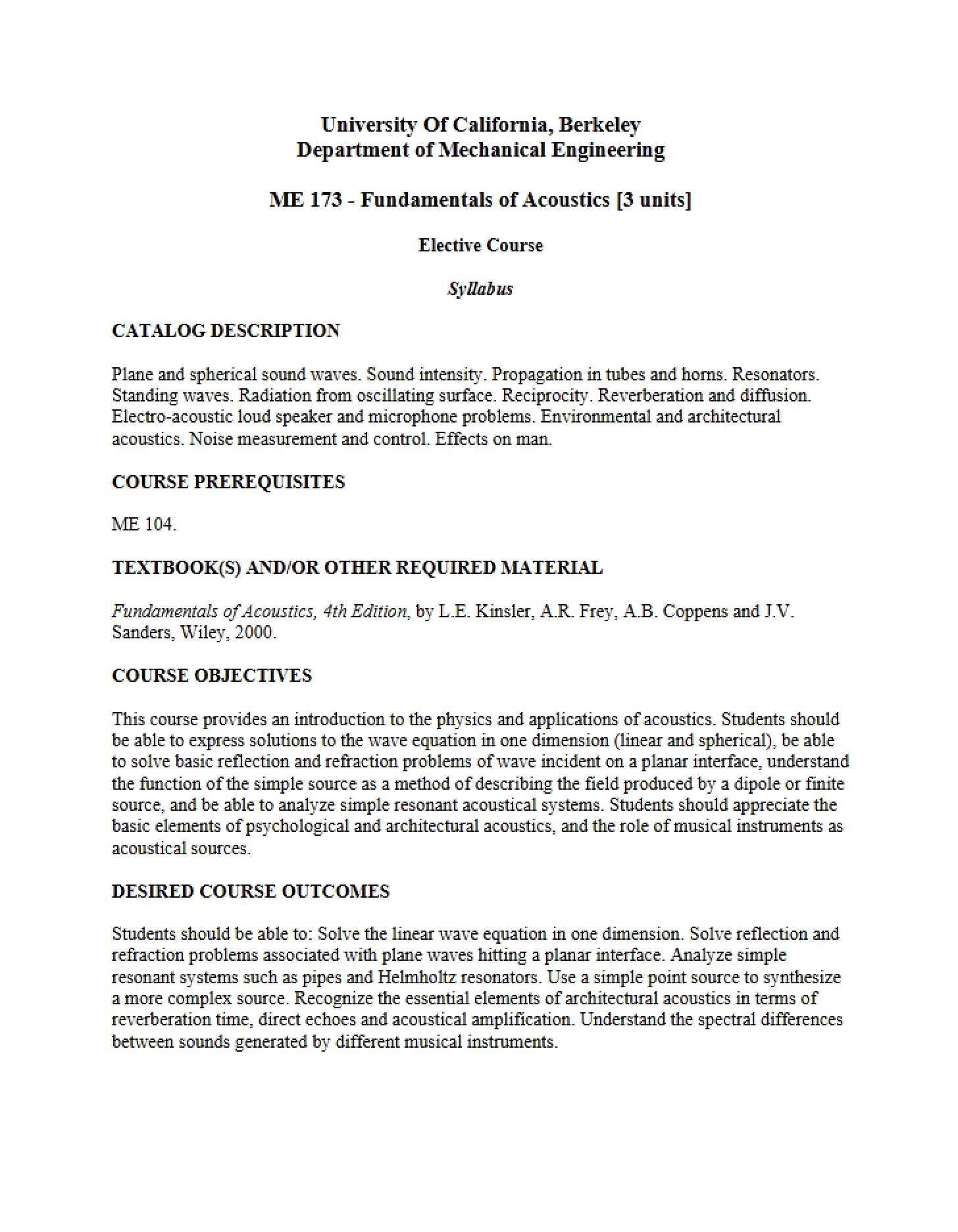 Syllabus Document