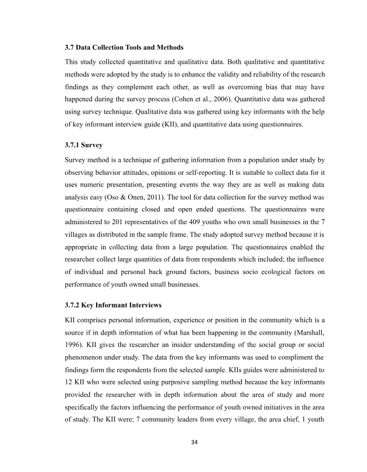 Youth Owned Small Business Performance Factors Section 5