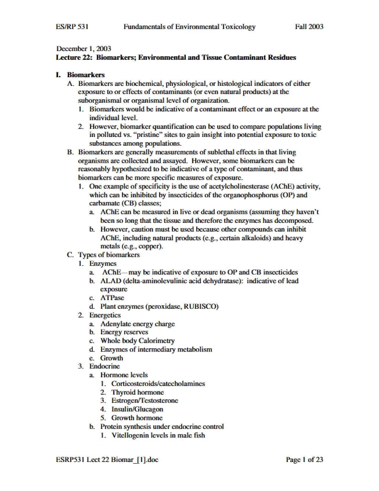 Essentials of Environmental Toxicology