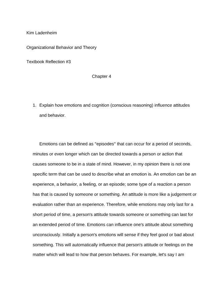 Textbook Assignment - Reflection 3