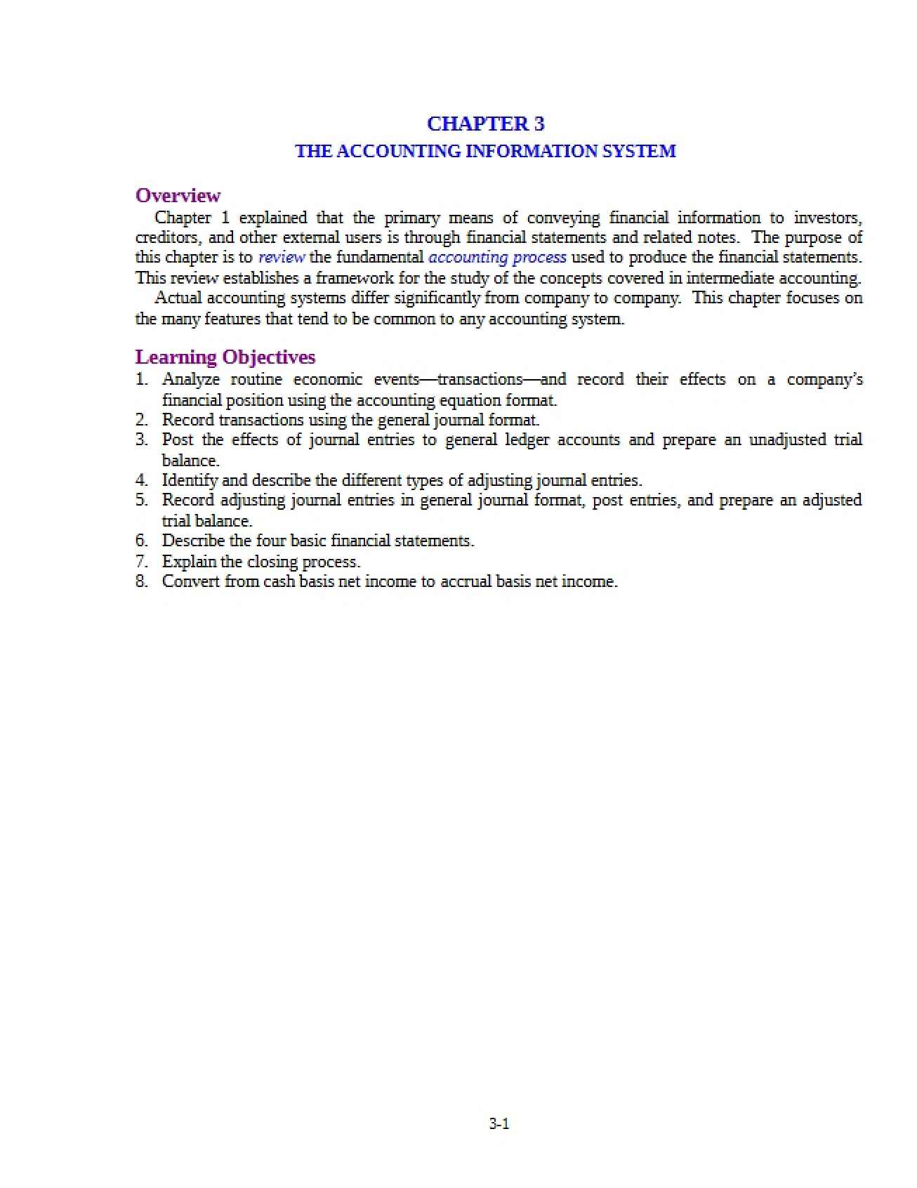 Third Chapter The Completed Accounting Cycle