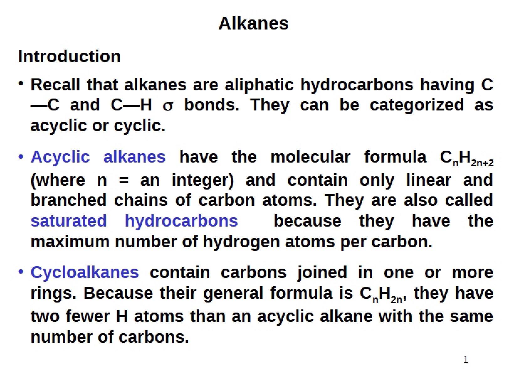 Lecture on Chapter Four
