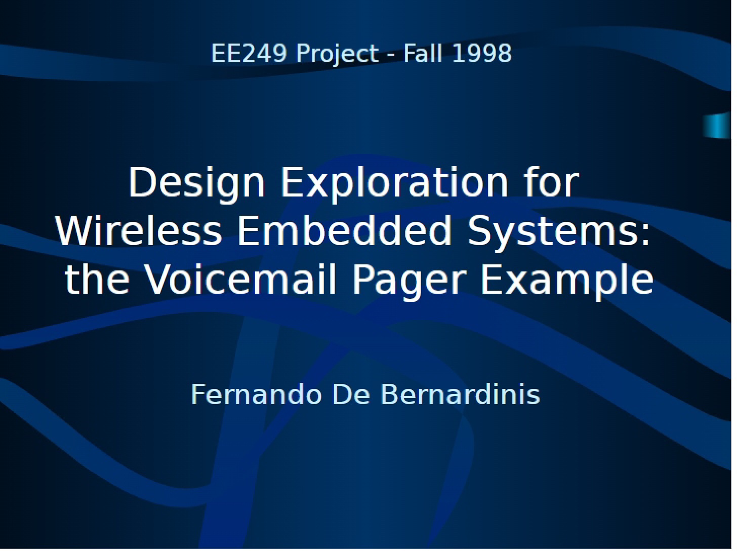 Wireless Embedded Systems Exploring Design Options