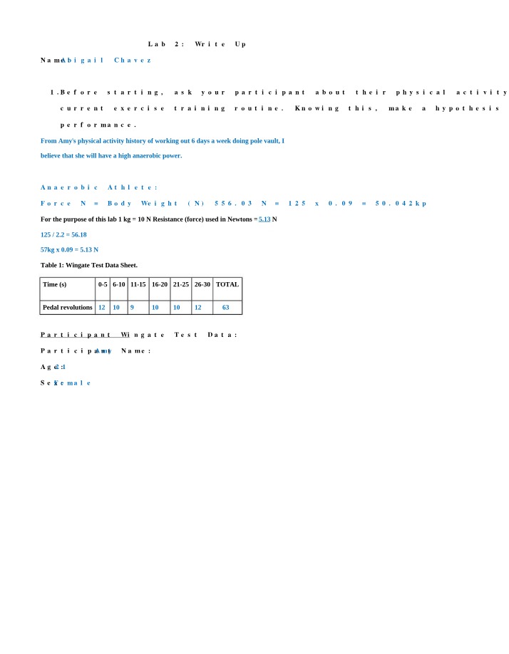 KIN 483 Write-Up for Lab 2