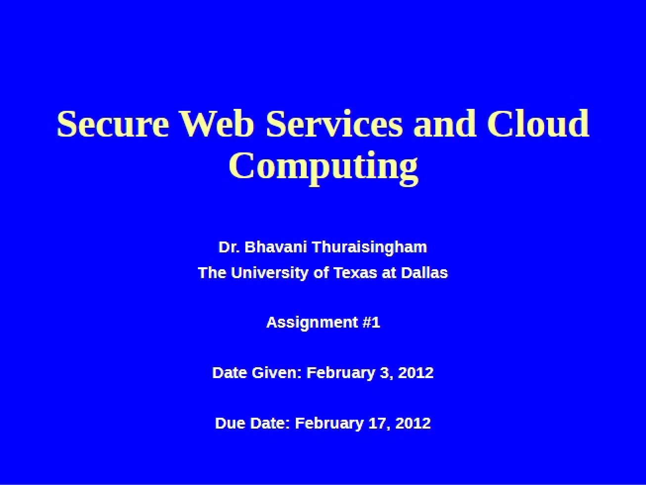 First Assignment for Real-Time Data Processing
