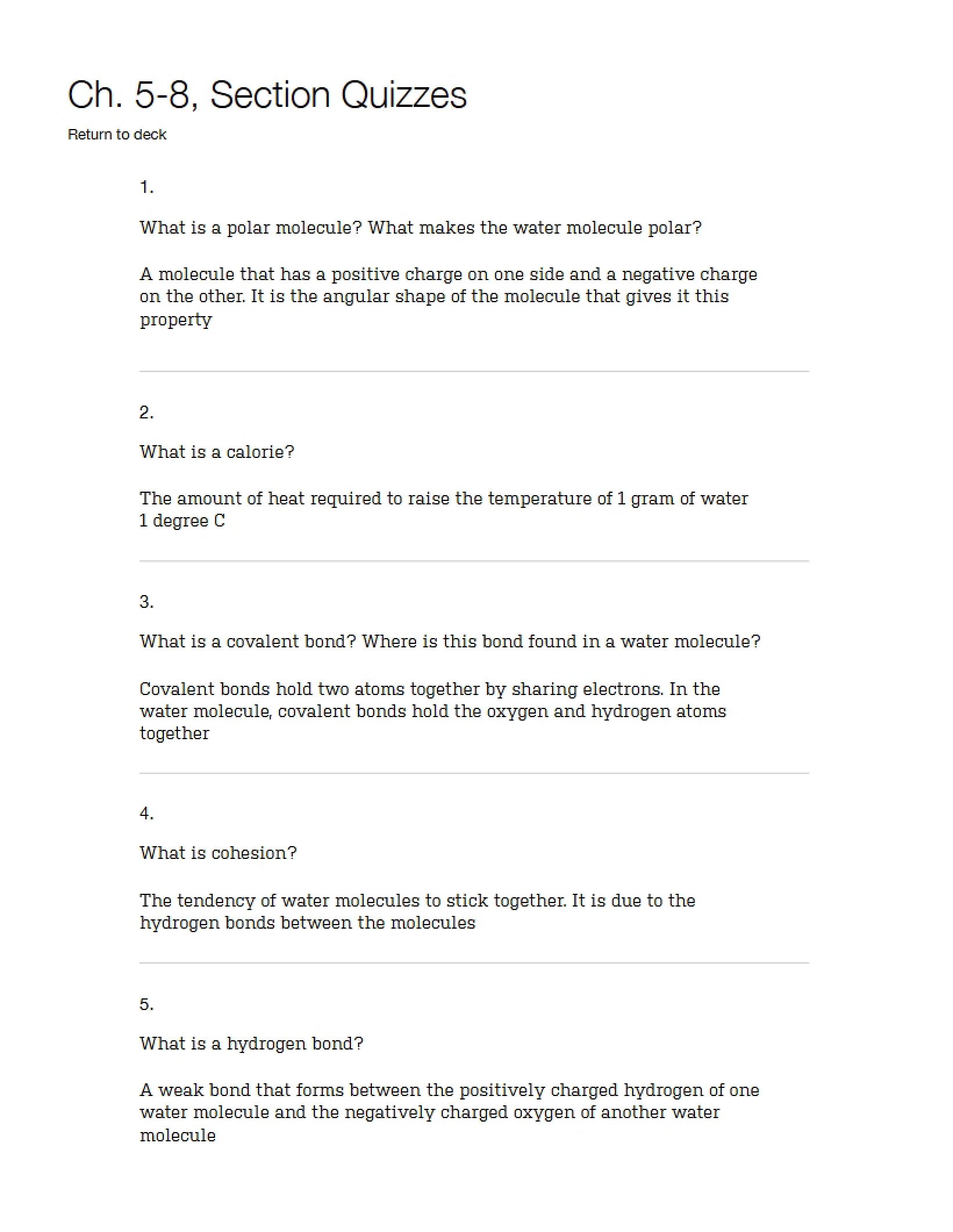 Oceanography Study Guide