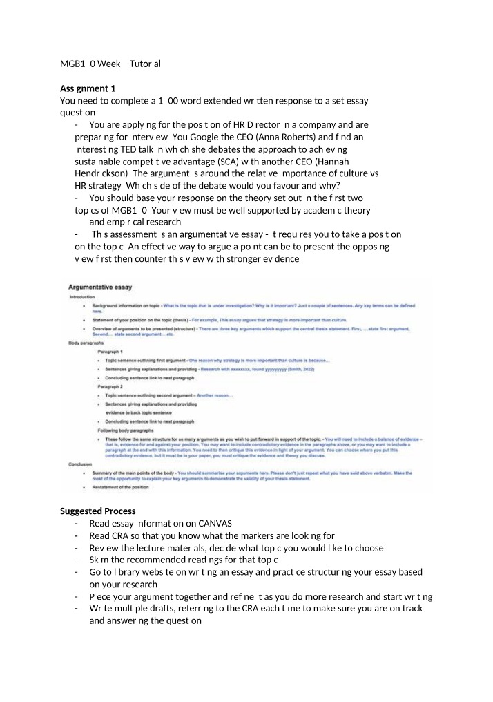 Week 2 Tutorial Assignment 1 - MGB130